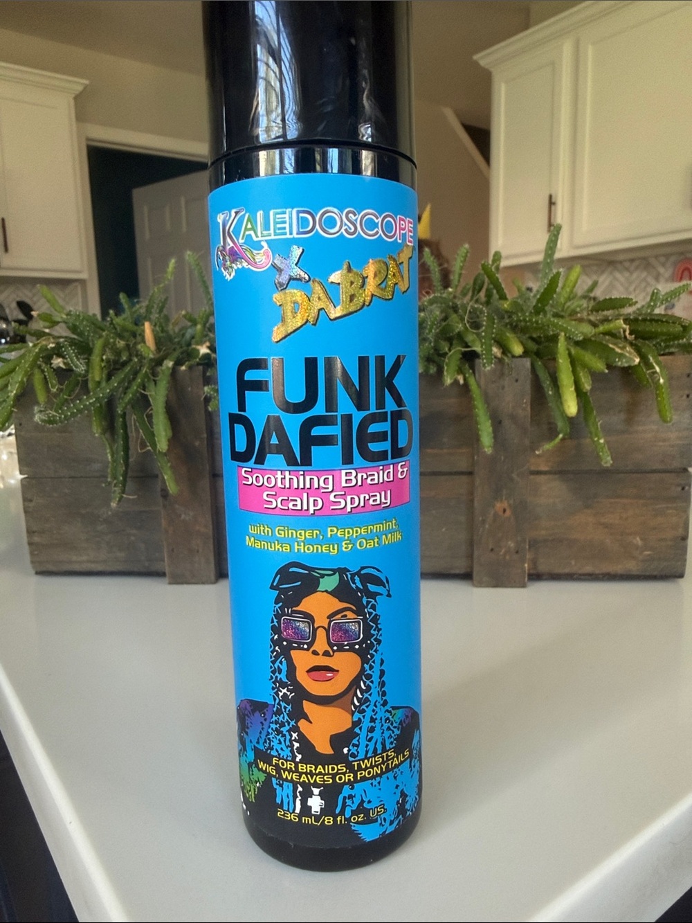 New unopened Da Brat Funk Dafied Soothing Braid & Scalp Spray - kaleidoscope